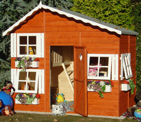 Shire Loft Playhouse Playhouses Play House Children Garden Cottage UK