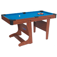 BCE / Riley - 4'6 Clifton Folding Pool Table (PT20-46D) BCE / Riley - 6' Clifton Folding Pool Table (PT20-6D)