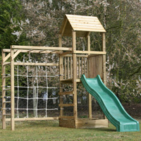 Arundel Wooden Climbing Frame Play Action Tramps UK