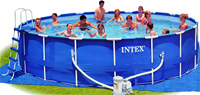 Intex Swimming Pool Frame UK Pools Cover Above Ground Framed 