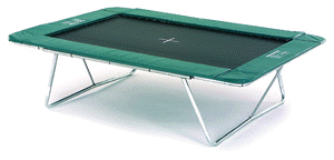 Supertramp rectangular hotsell trampoline