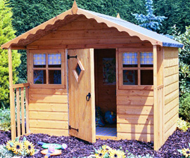 Shire cubby Playhouse Playhouses Play House Children Garden Cottage UK